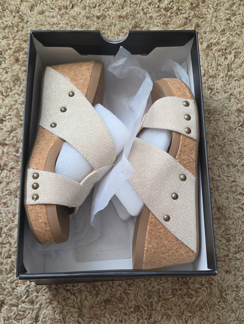 Brand NEW Corky's Bonnie Wedge Sandals